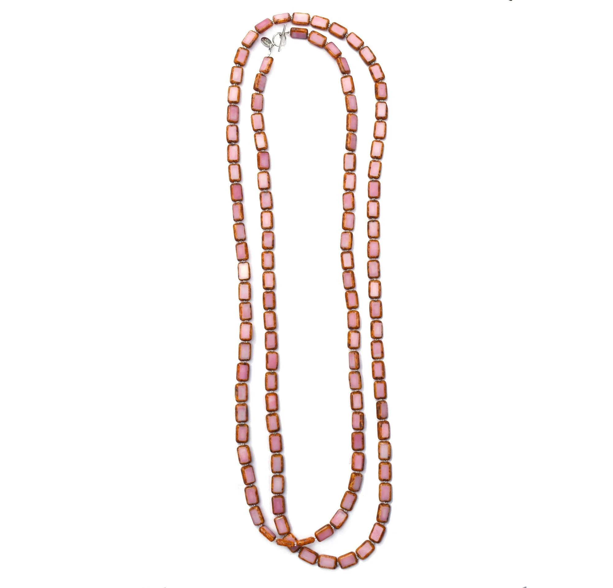 Long Beaded Necklace, 7 Ways to Wear, Trilogy 60"