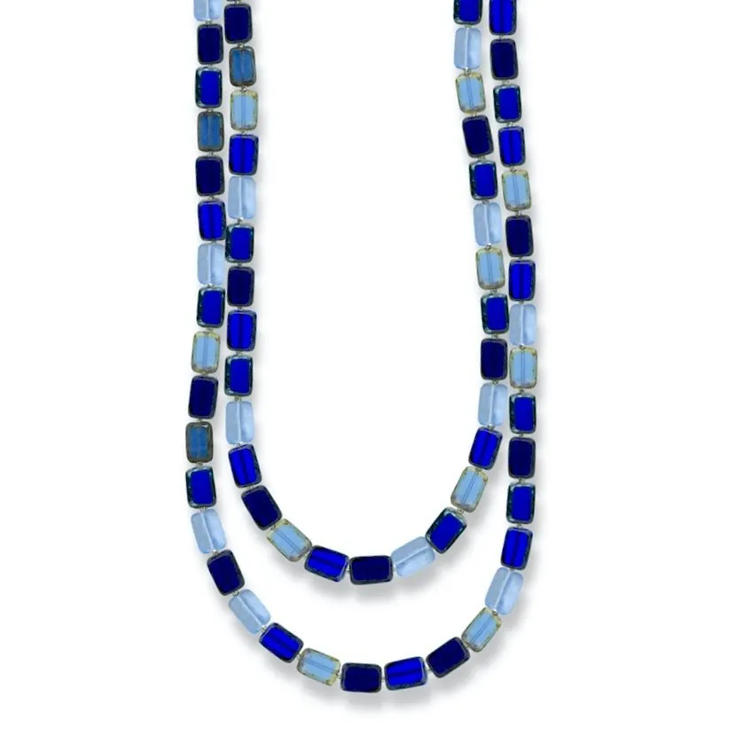 Long Beaded Necklace, 7 Ways to Wear, Trilogy 60"