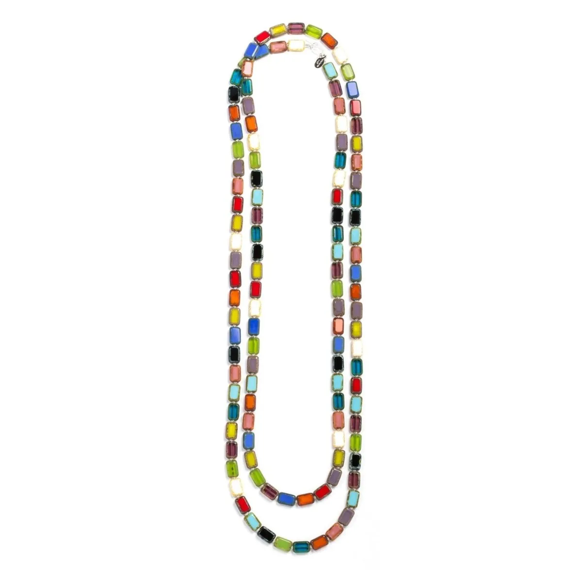 Long Beaded Necklace, 7 Ways to Wear, Trilogy 60"