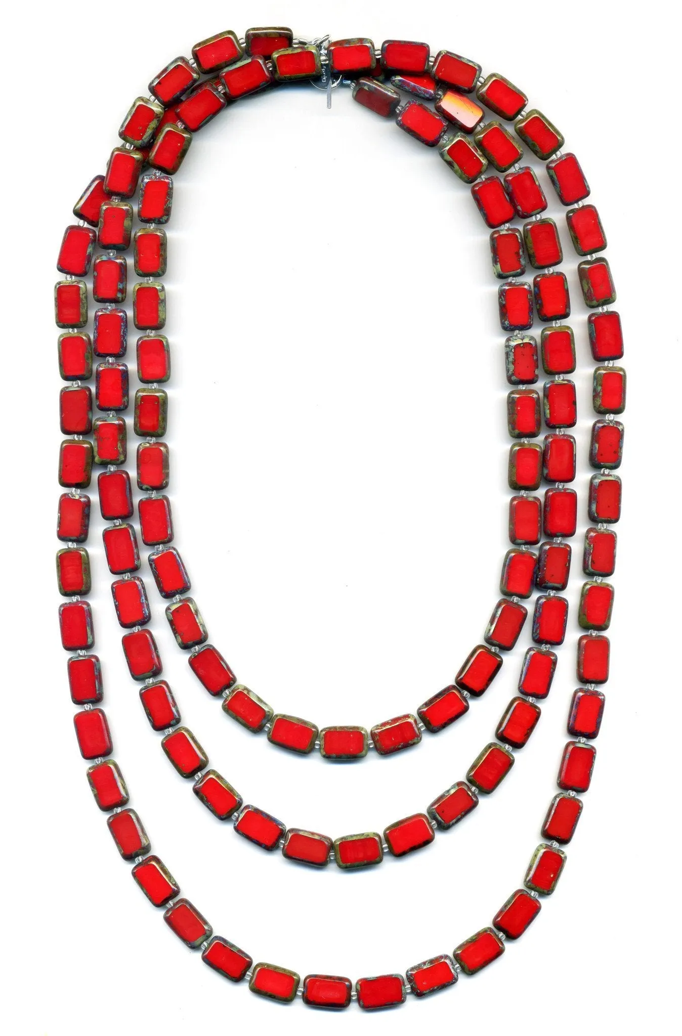 Long Beaded Necklace, 7 Ways to Wear, Trilogy 60"