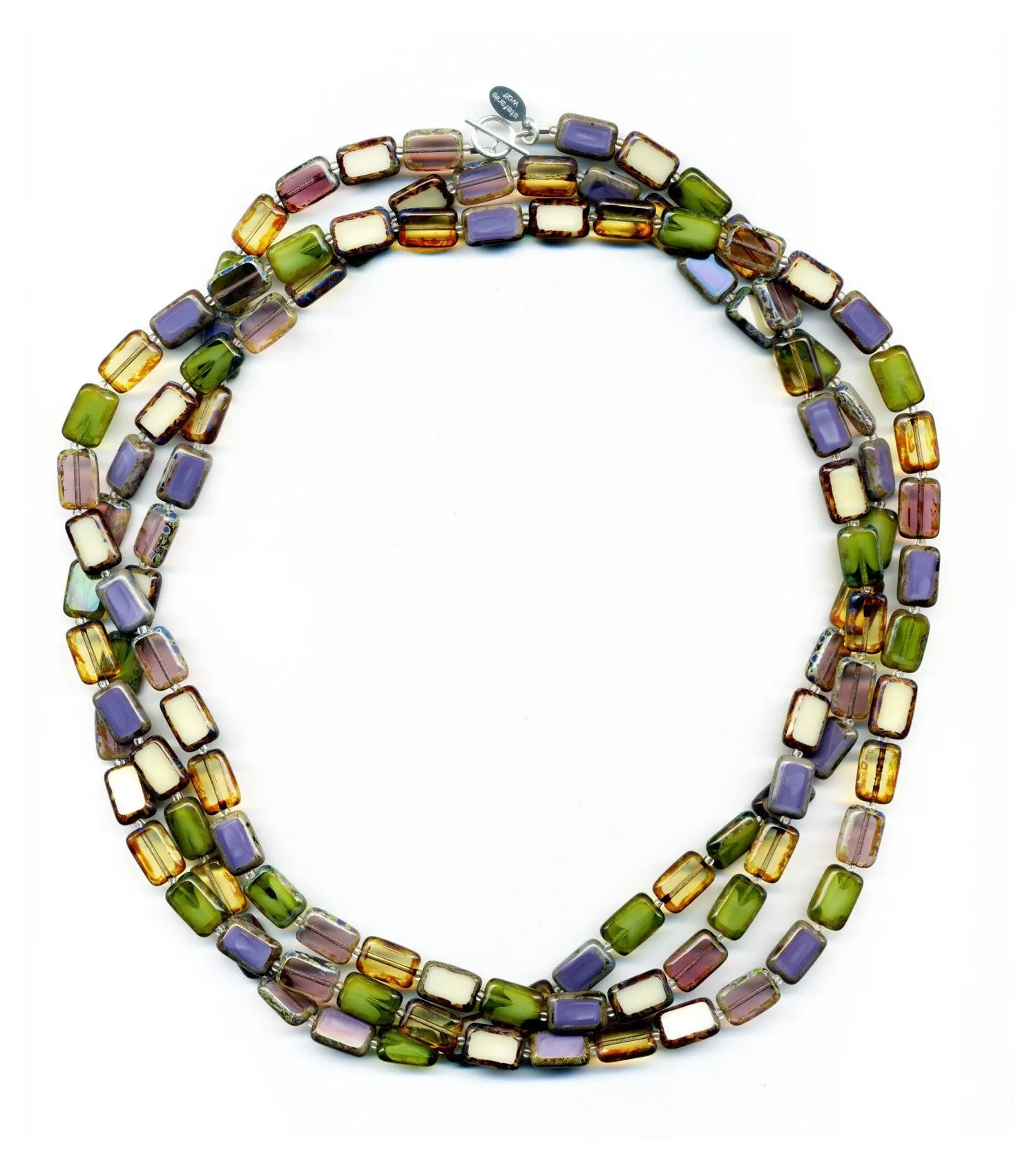 Long Beaded Necklace, 7 Ways to Wear, Trilogy 60"