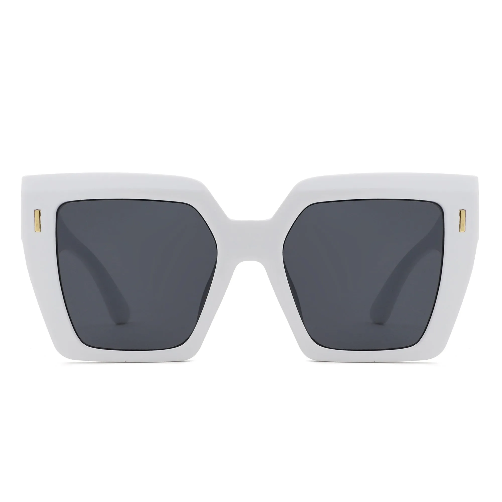 Luma - Chic Flat Top Fashion Women's Square Sunglass