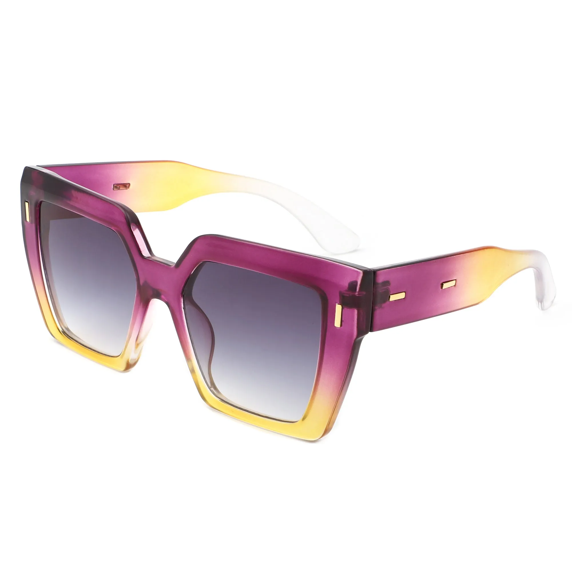 Luma - Chic Flat Top Fashion Women's Square Sunglass