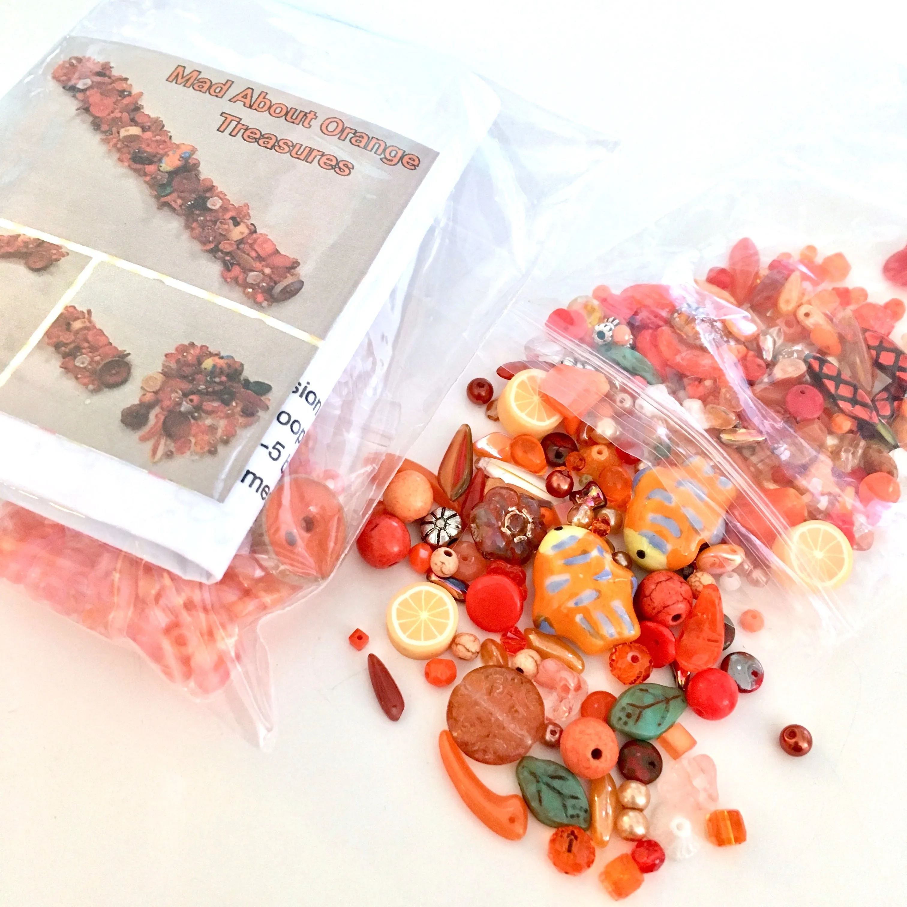 Mad About Orange Treasures Bracelet Kit