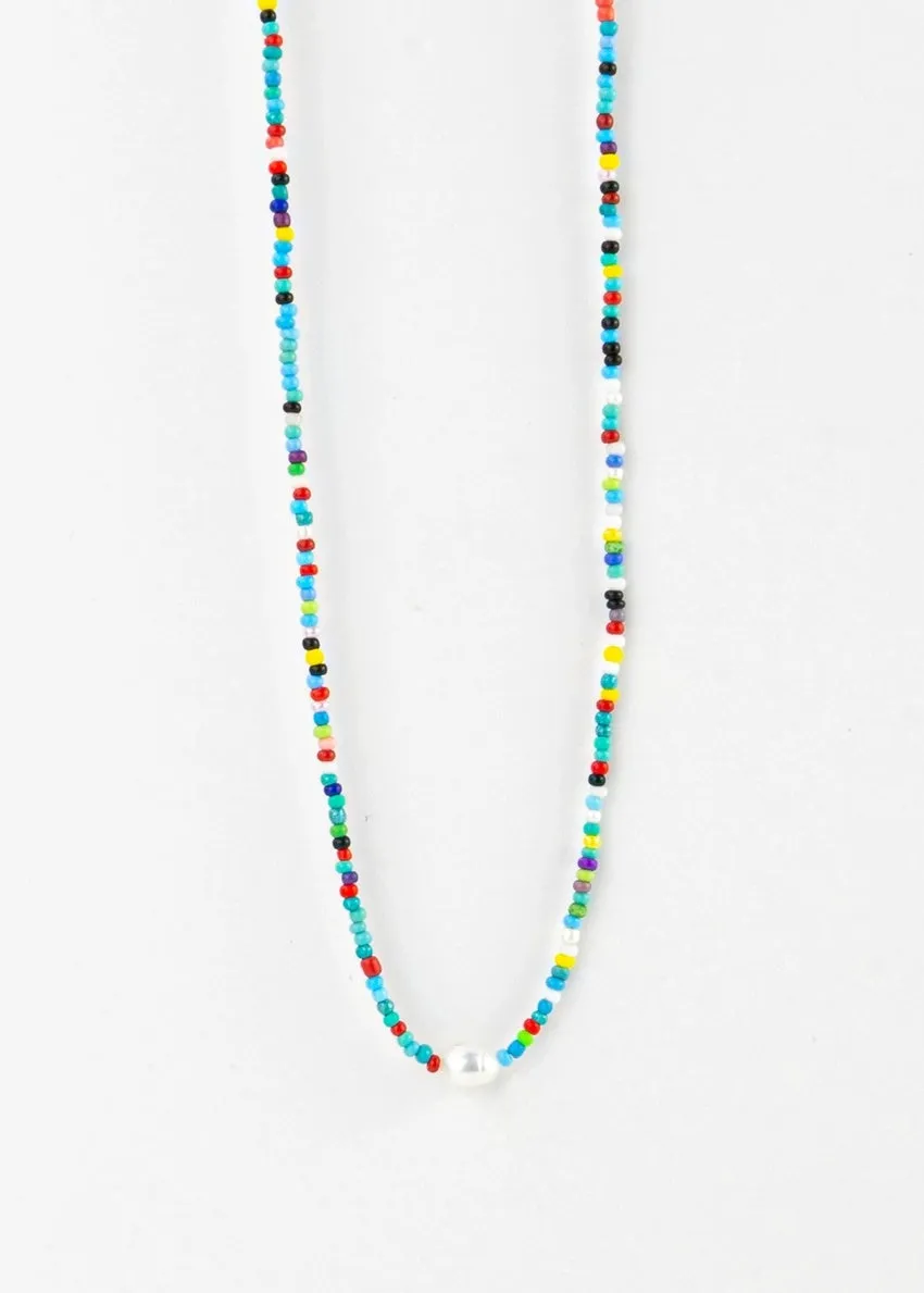 Matira Pearl Beaded Necklace