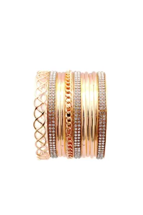 Metal Multi Bangle Bracelet