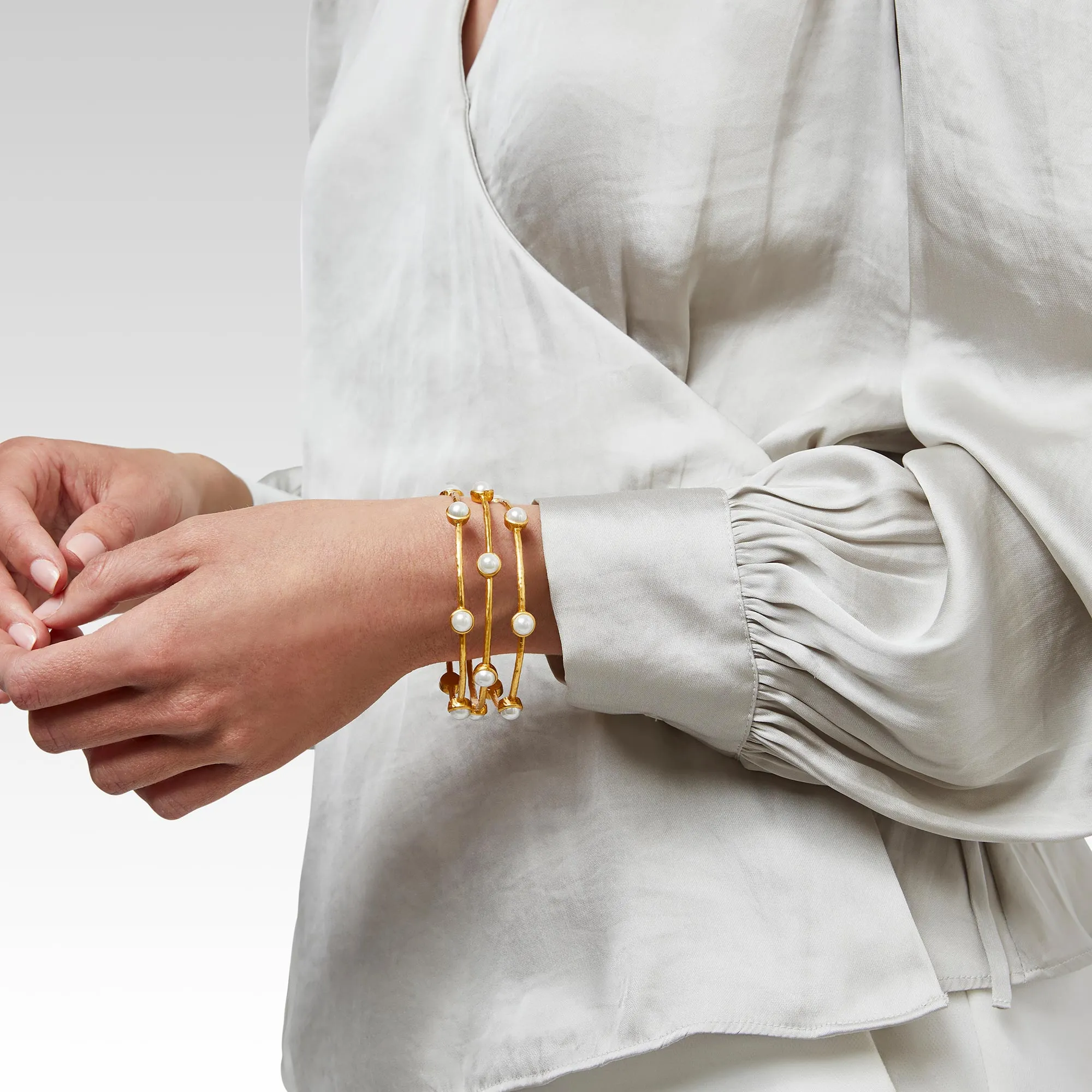 Milano Luxe Pearl Bangle