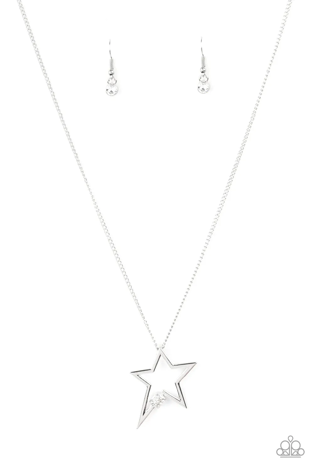 Necklaces Light Up The Sky - White Americana S118