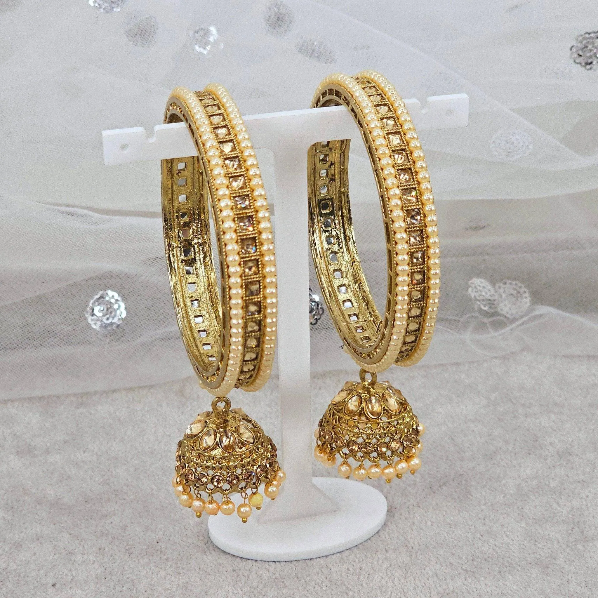 Neha Jhumka bangle set