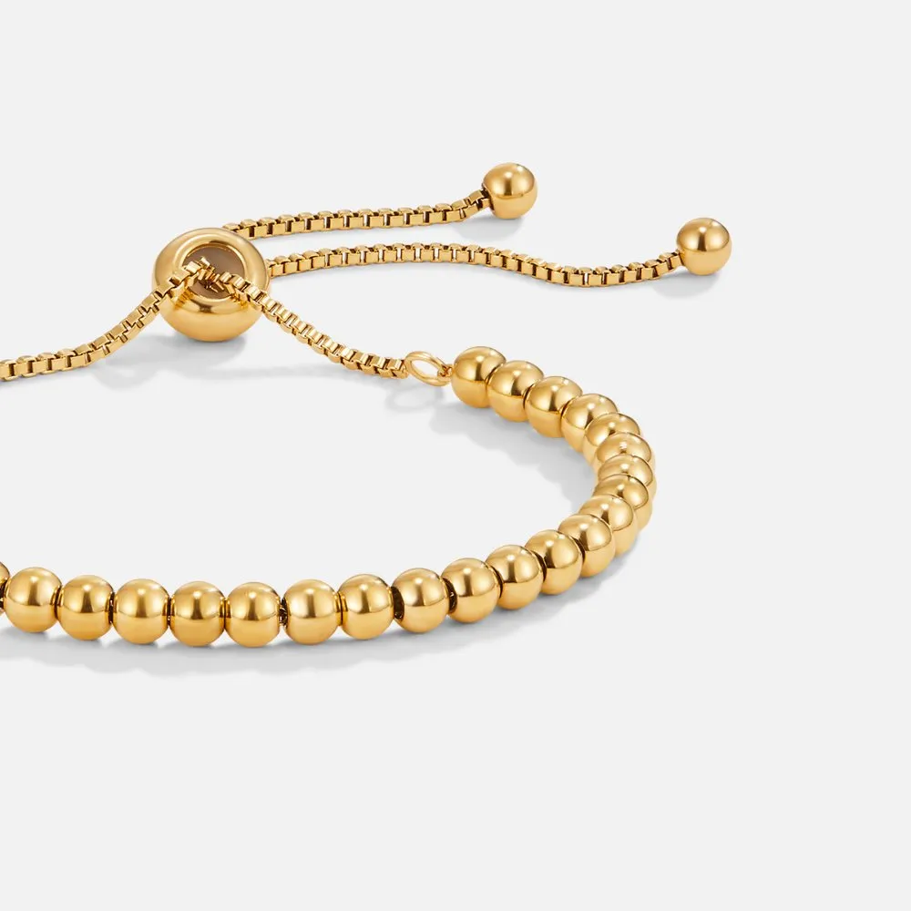 Niloya Beaded Gold Bracelet