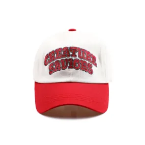 OLD SCHOOL CREATURE SAVIORS CAP RED /CREAM