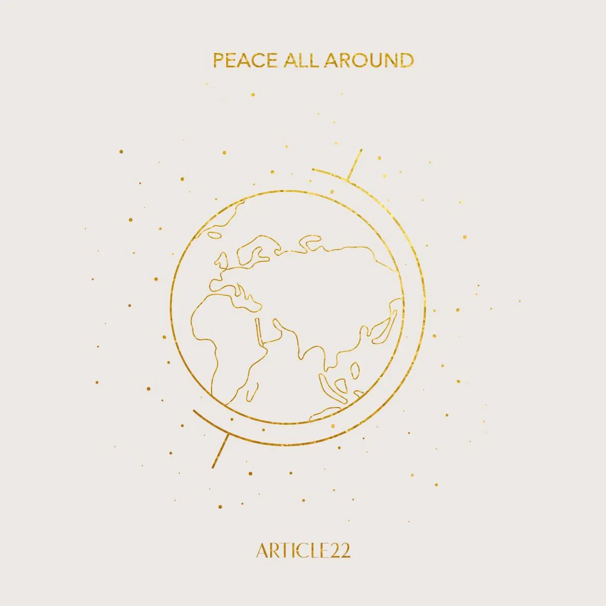 PEACE ALL AROUND BANGLE - CORE COLLABORATION