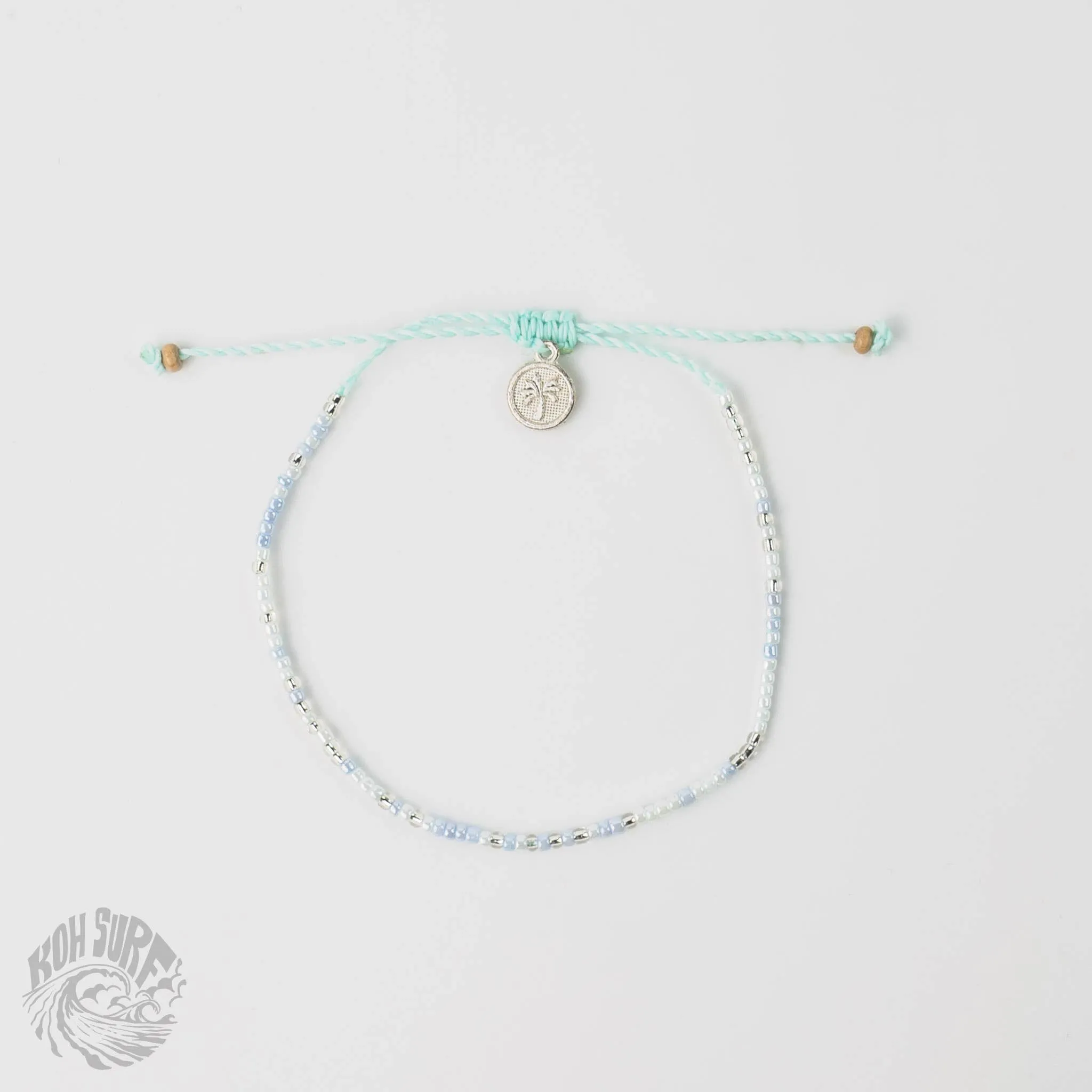 Pineapple Island -  Alila Dainty Beaded Bracelet, Surf Jewelry by Koh Surf: Pink