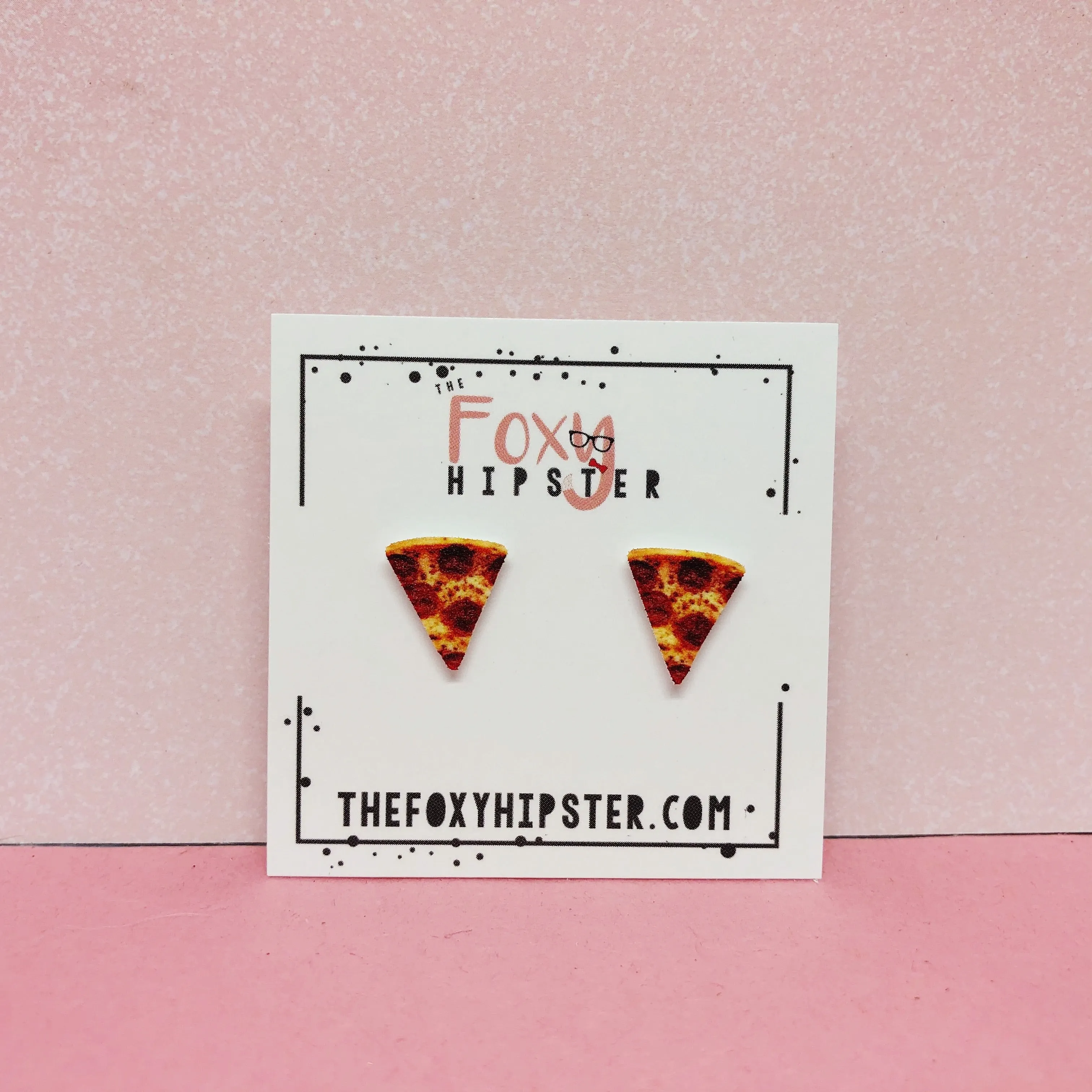 Pizza Stud Earrings