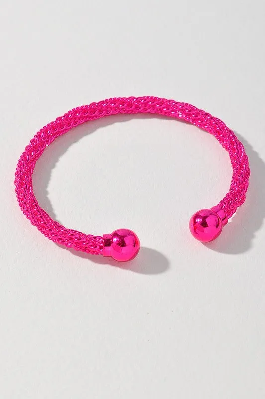 Quinn Cuff in Fuchsia