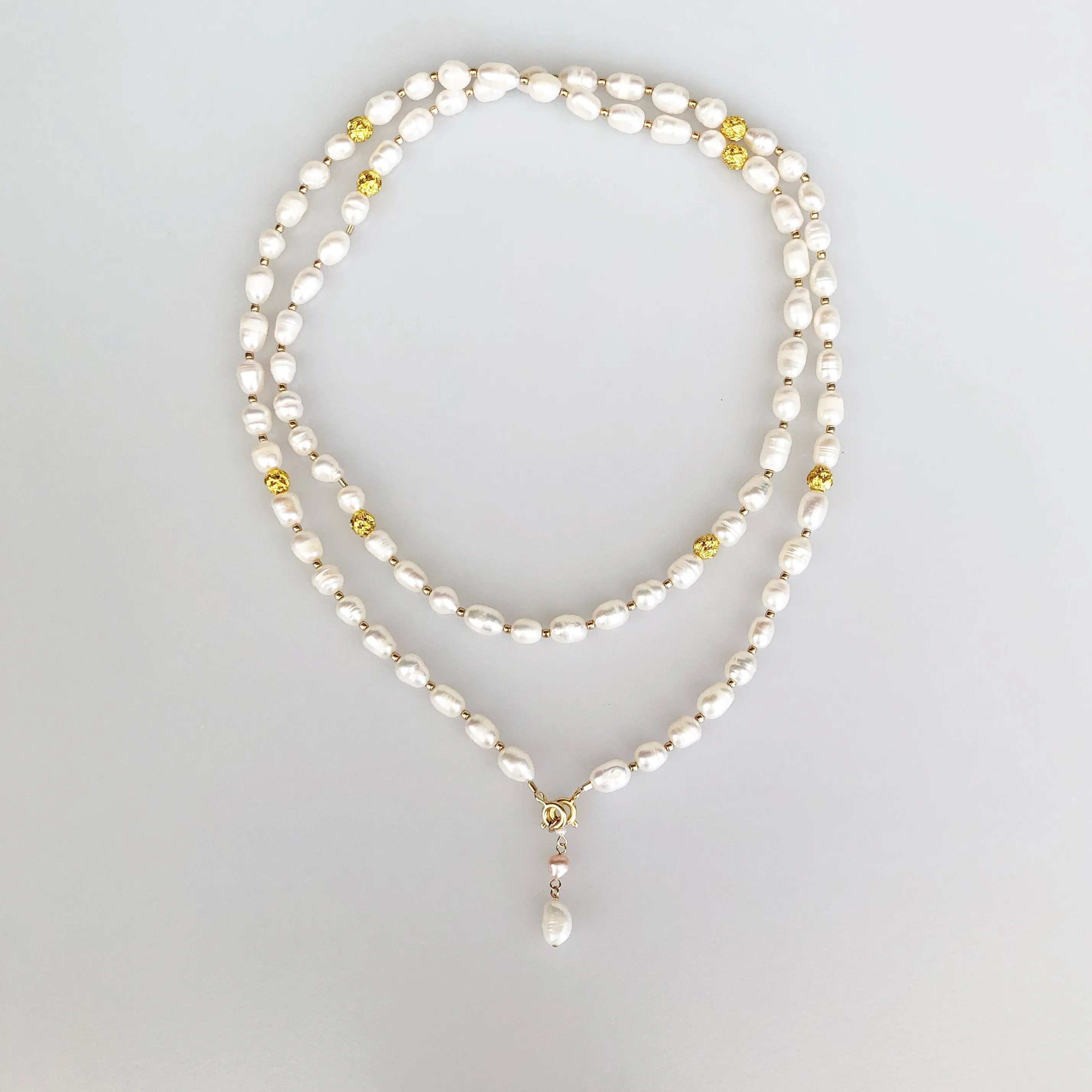 Return to Origin Baroque Pearl Necklace 34 Inch