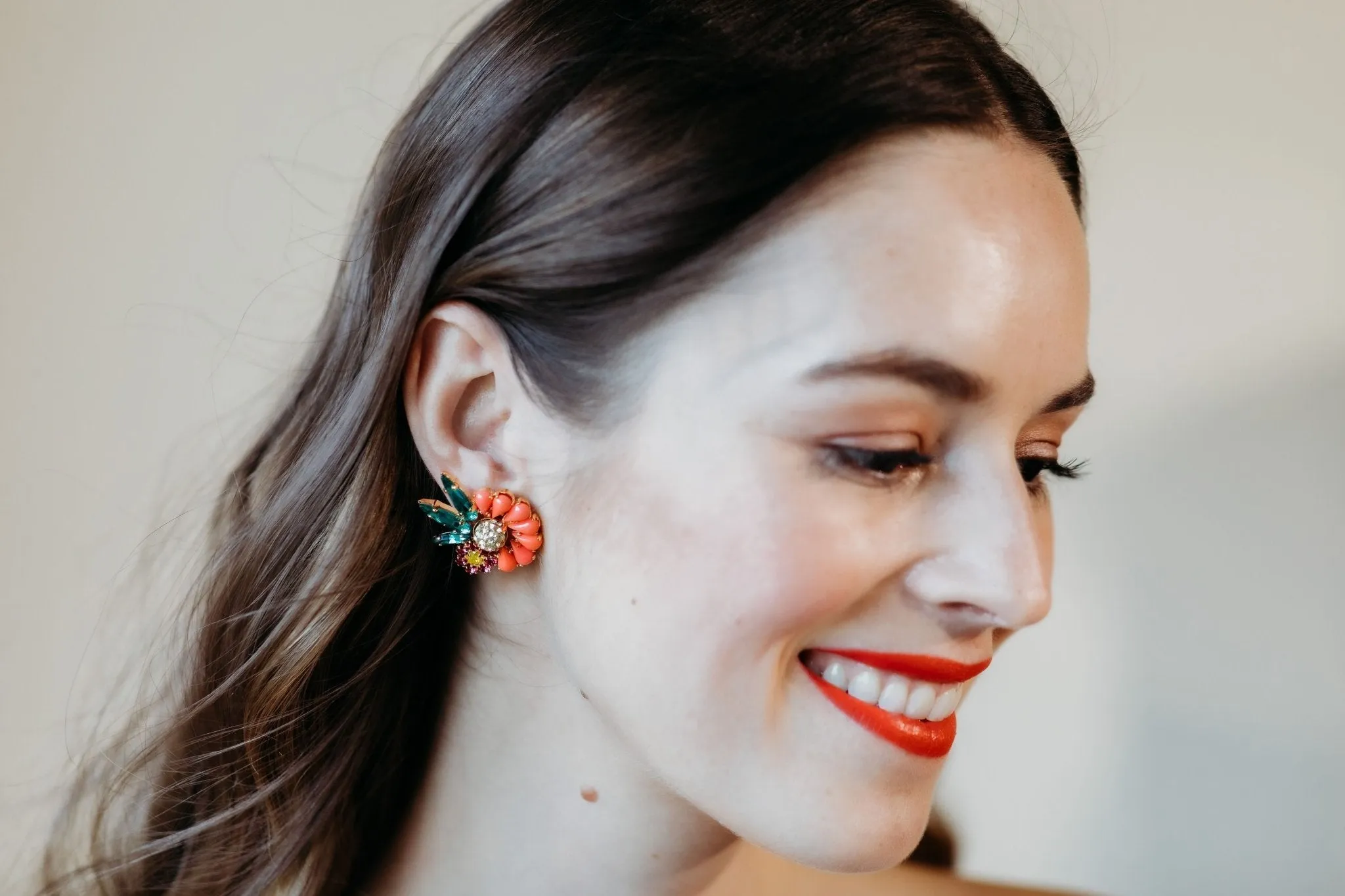 Rosette Earrings