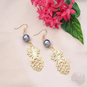 Royal Pineapple Drop Earrings