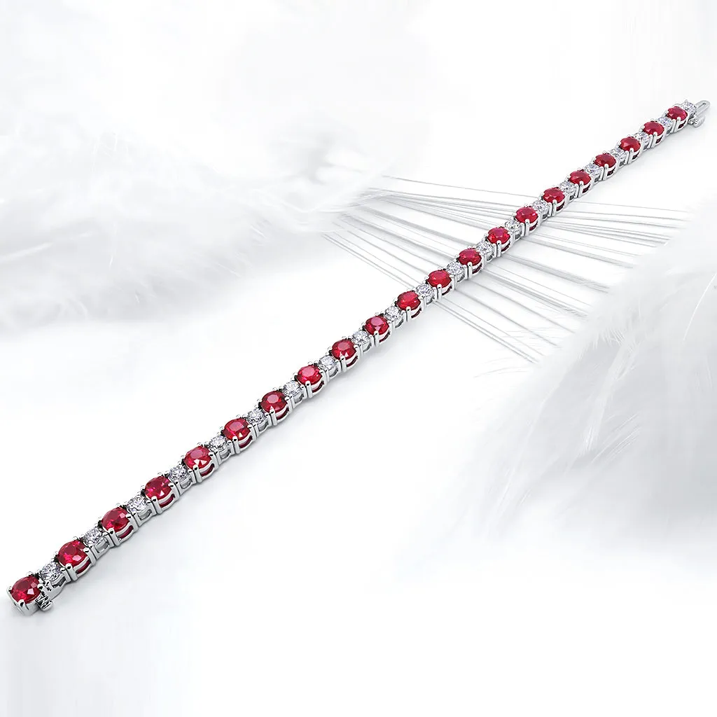 Ruby and Diamond Bracelet