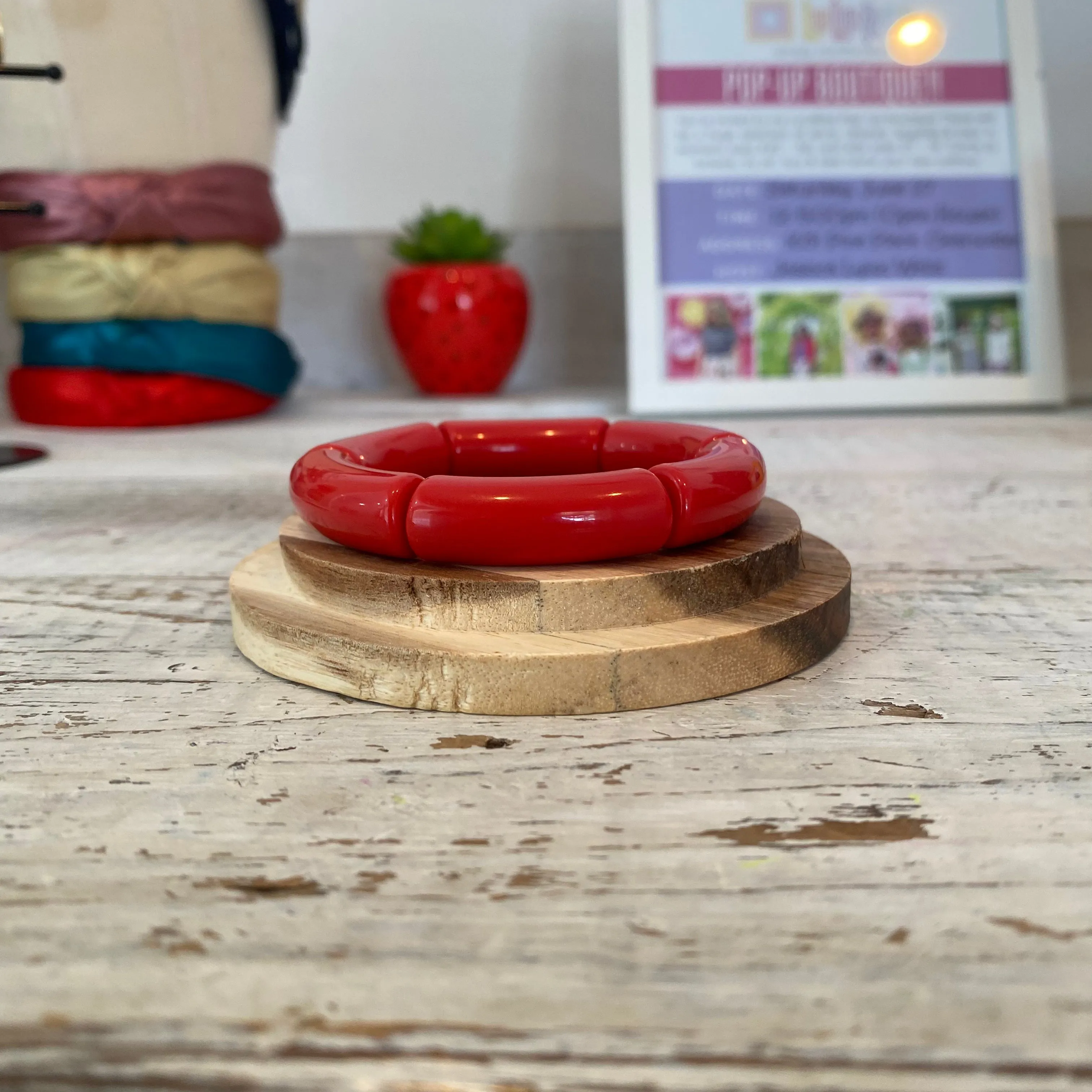 ruby bamboo bracelet