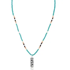 Serengeti Sunrise Beaded Attitude Necklace ANC5427