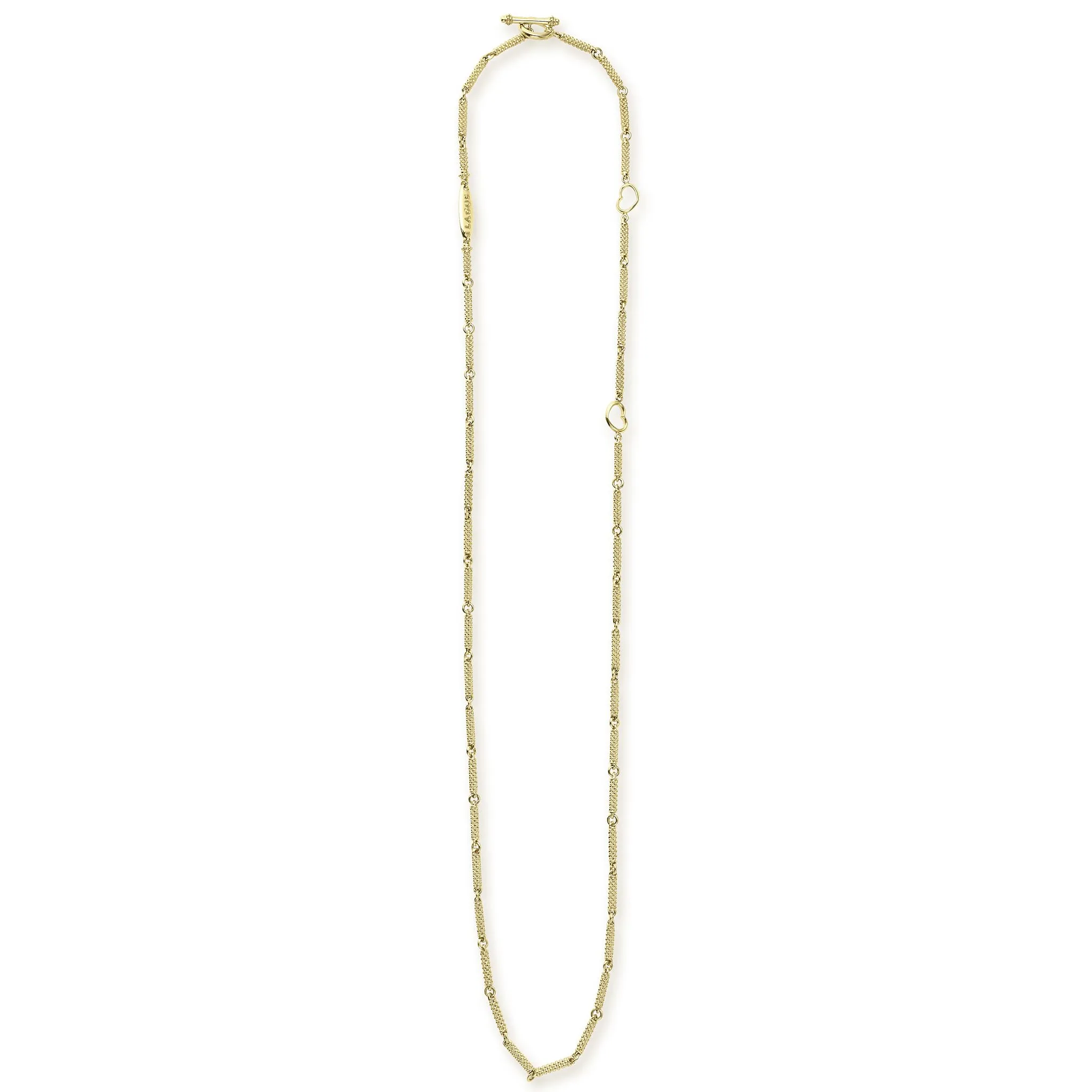 Signature Caviar 18K Gold Superfine Caviar Link Necklace