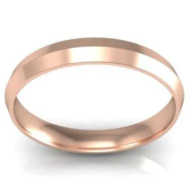 Simple Knife Edge Wedding Ring 3mm