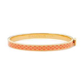 Skinny Salamander Orange & Gold Bangle