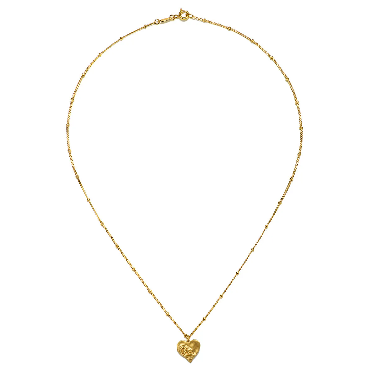 Spirit of Love Gold Heart Necklace