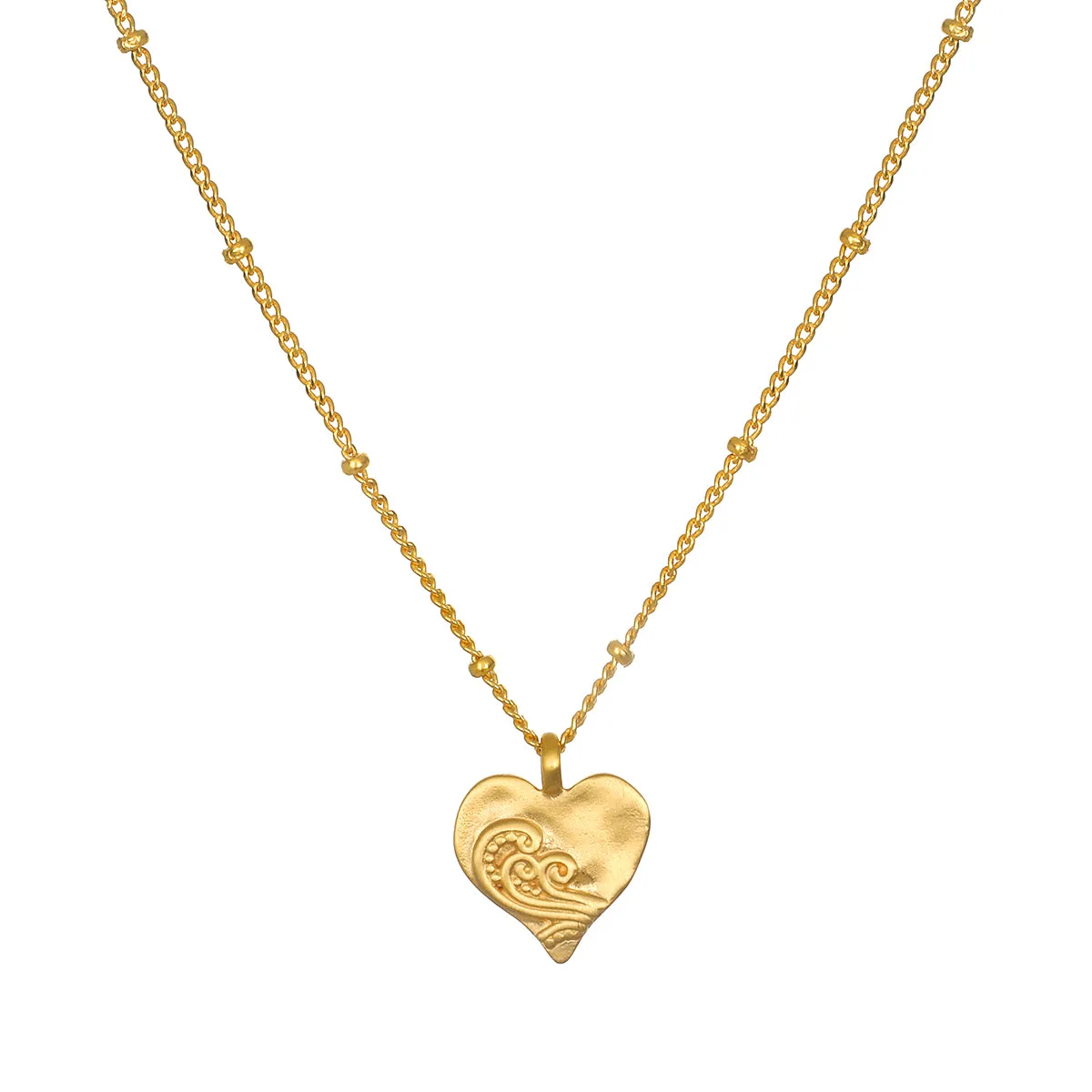 Spirit of Love Gold Heart Necklace