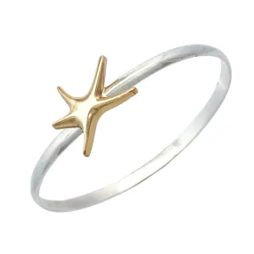 Starfish Bracelet, Sterling and 14Kt