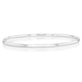 Sterling Silver 3mm comfort Fit 65mm Bangle