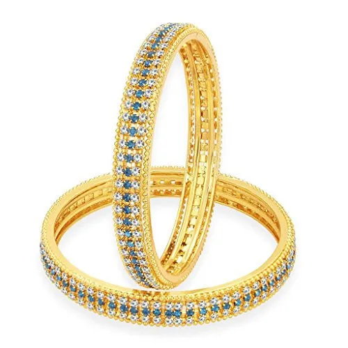 Sukkhi Graceful Gold Plated AD Bangle For Women