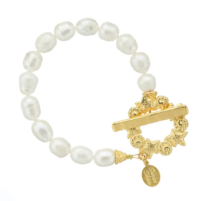 Susan Shaw La Mer Pearl Bracelet