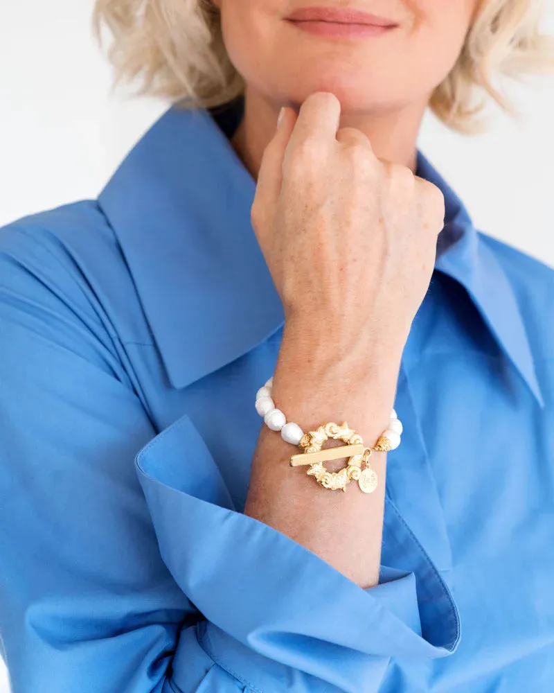 Susan Shaw La Mer Pearl Bracelet