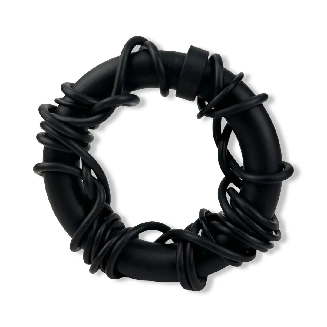 tangled rubber bangle