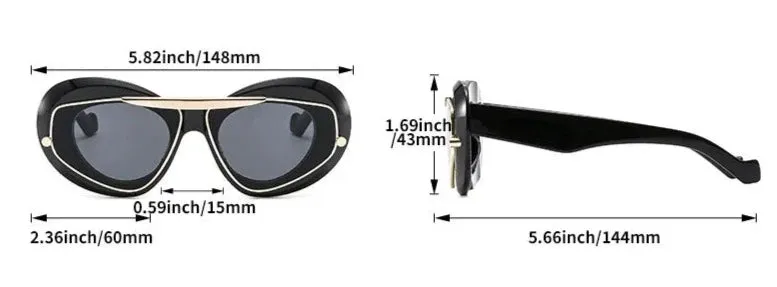 TEEK - Oval Boundaries Sunglasses