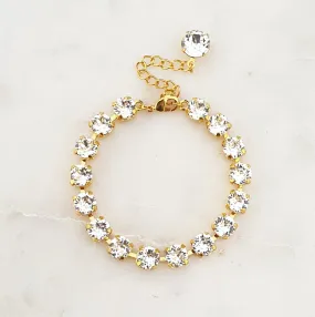 Tennis Bracelet - Swarovski Crystal Element - Gold Plated