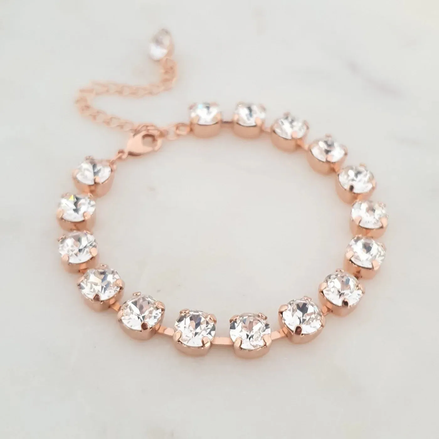 Tennis Bracelet - Swarovski Crystal Element - Gold Plated