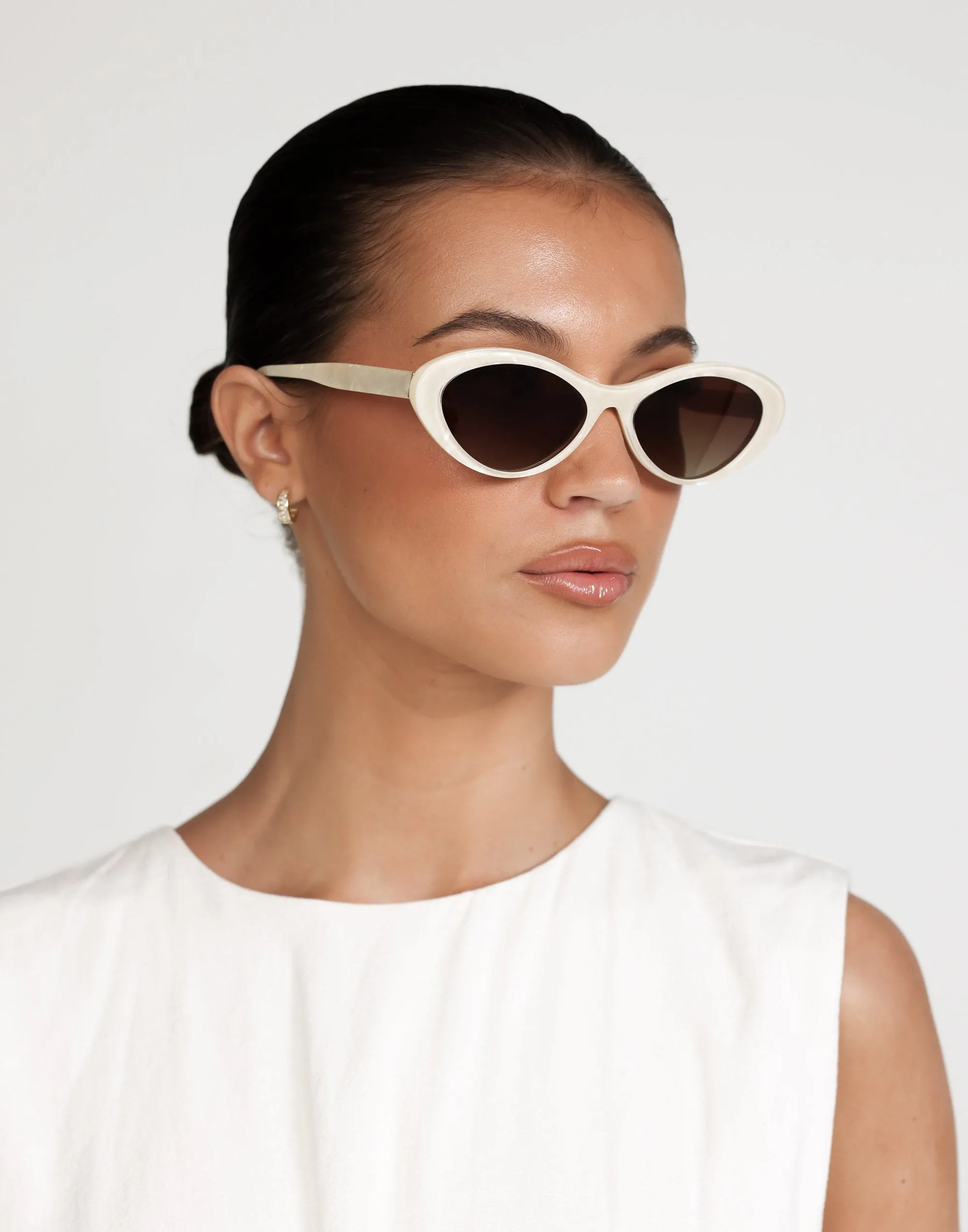 The Ferragni Sunglasses (Cream Tort Honey Fade) - By Banbé