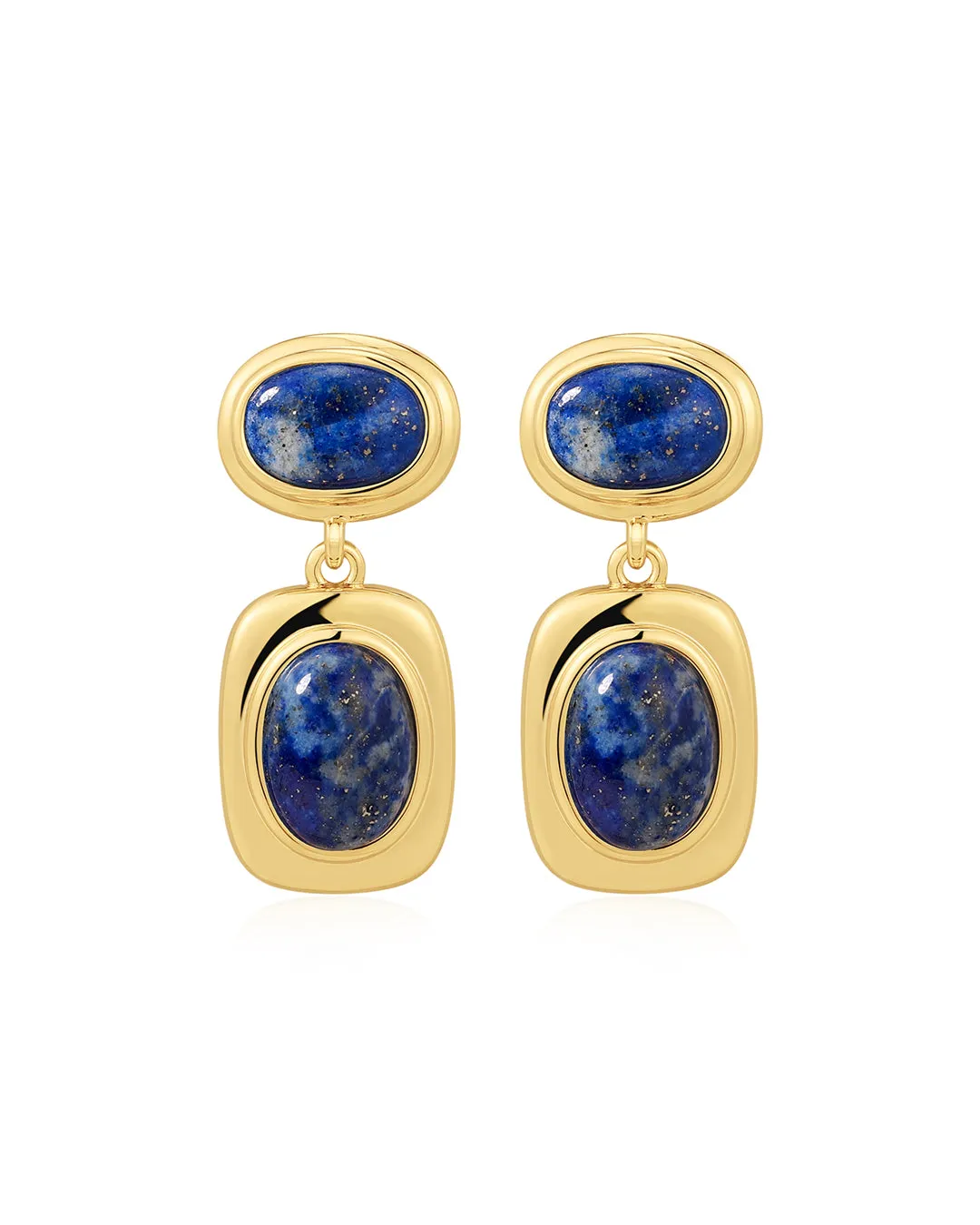 The Lapis Double Studs