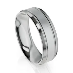 The Preston Platinum Wedding Ring