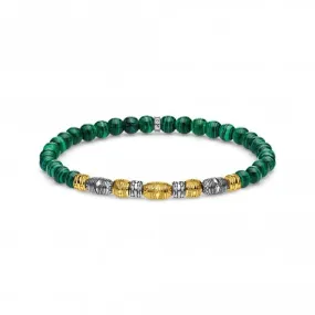 Thomas Sabo Green Lucky Charm Beaded Bracelet A1920-140-6