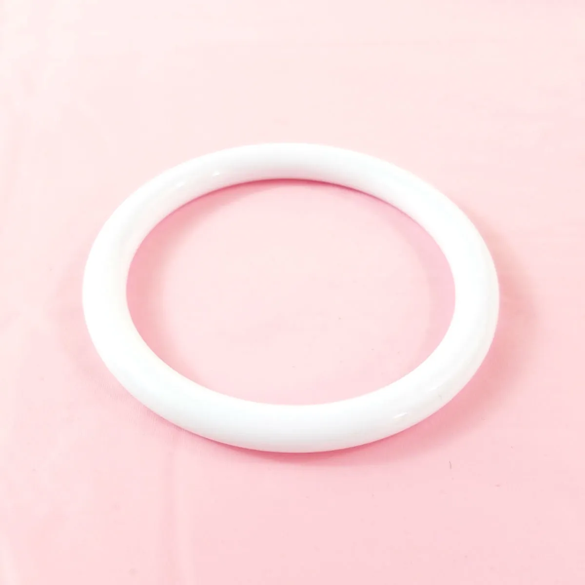 Tubular Bangle - White