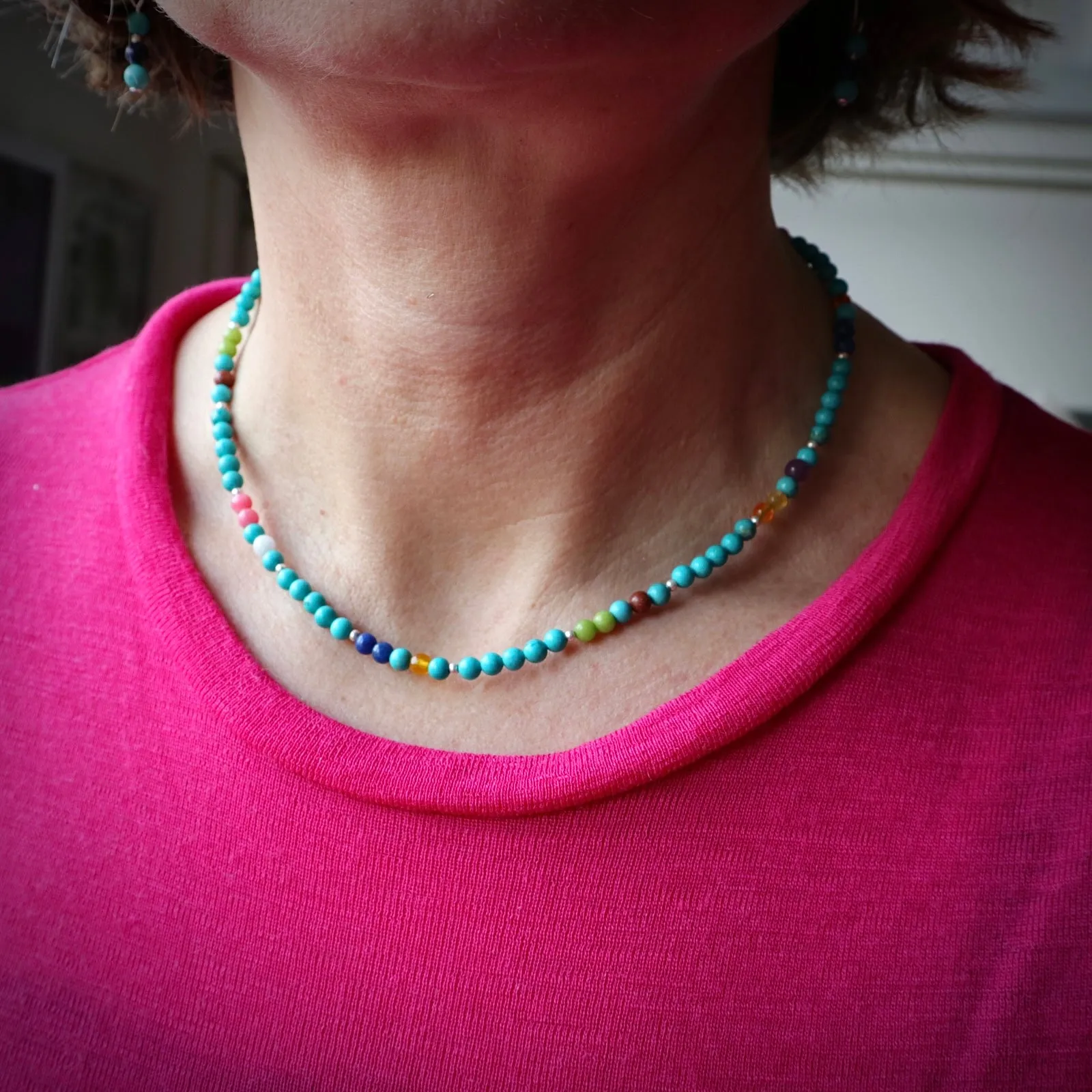 Turquoise Chakra Necklace