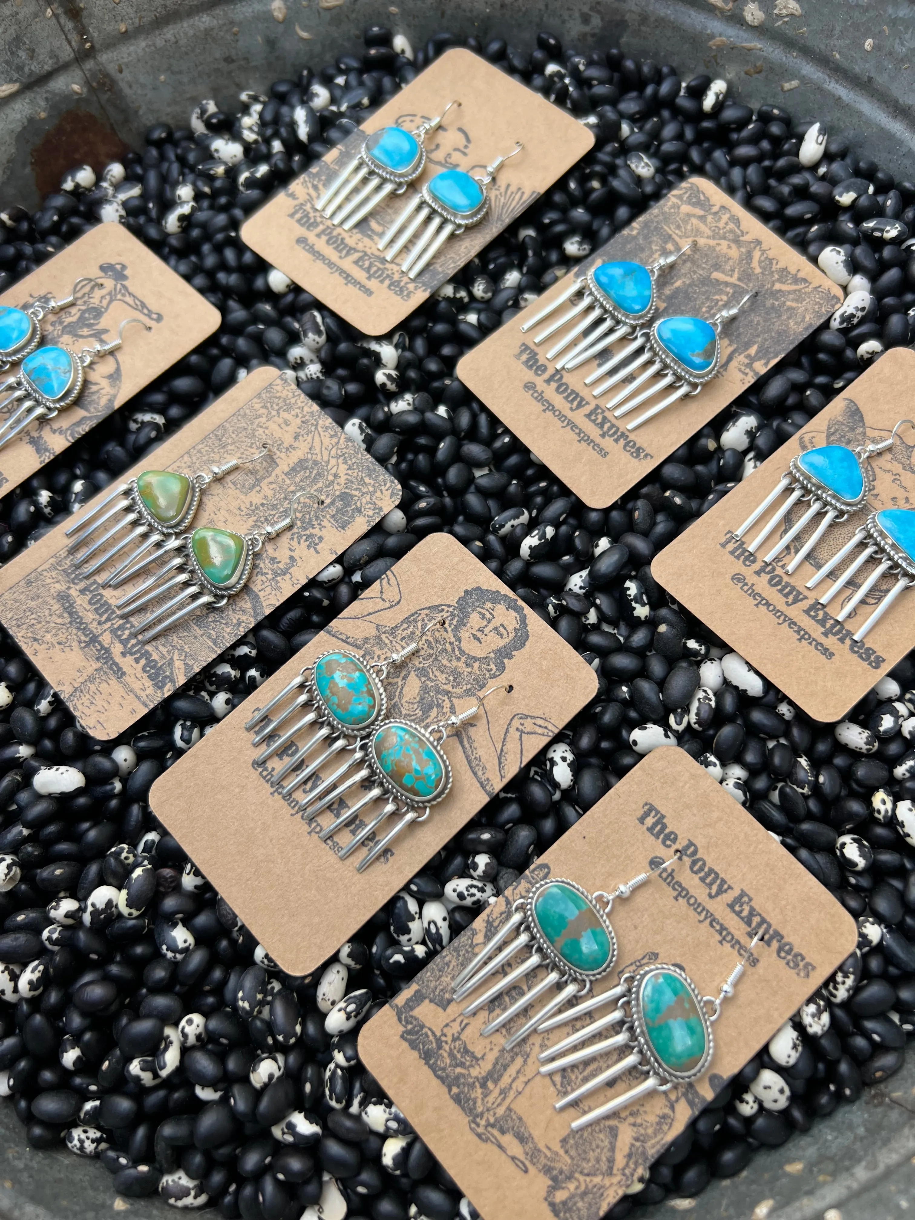 Turquoise Storm Earrings