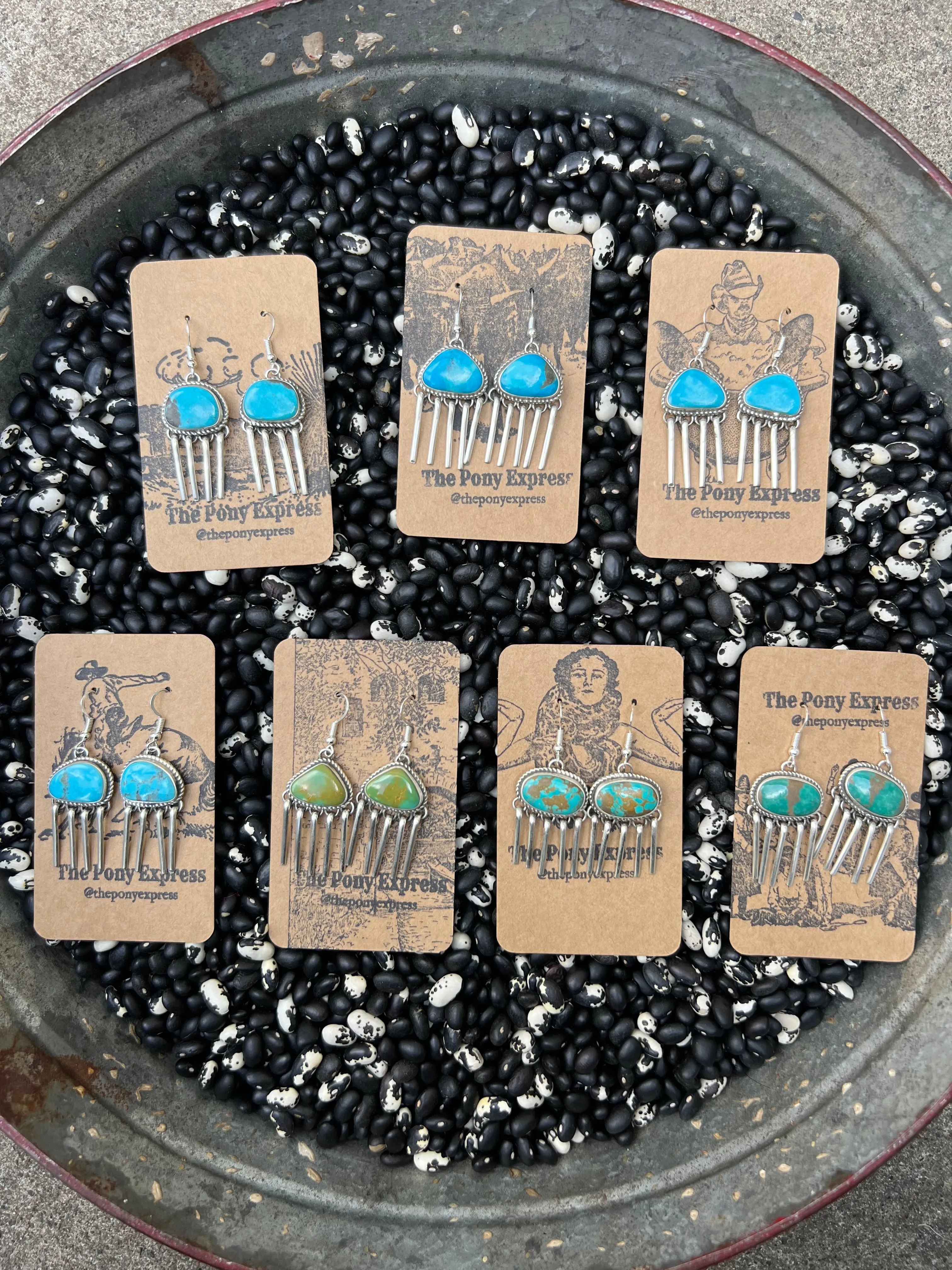 Turquoise Storm Earrings