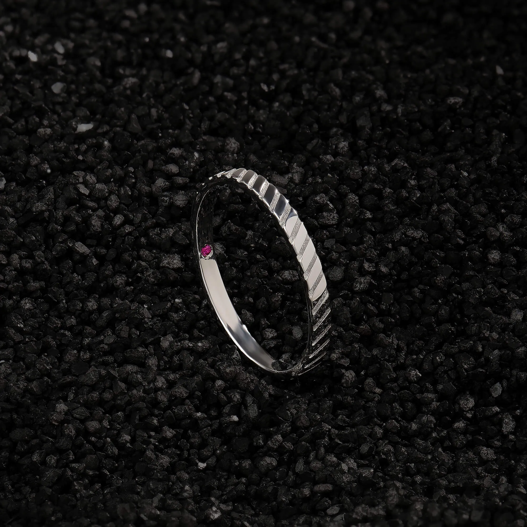 Twined Band Ring in Silver