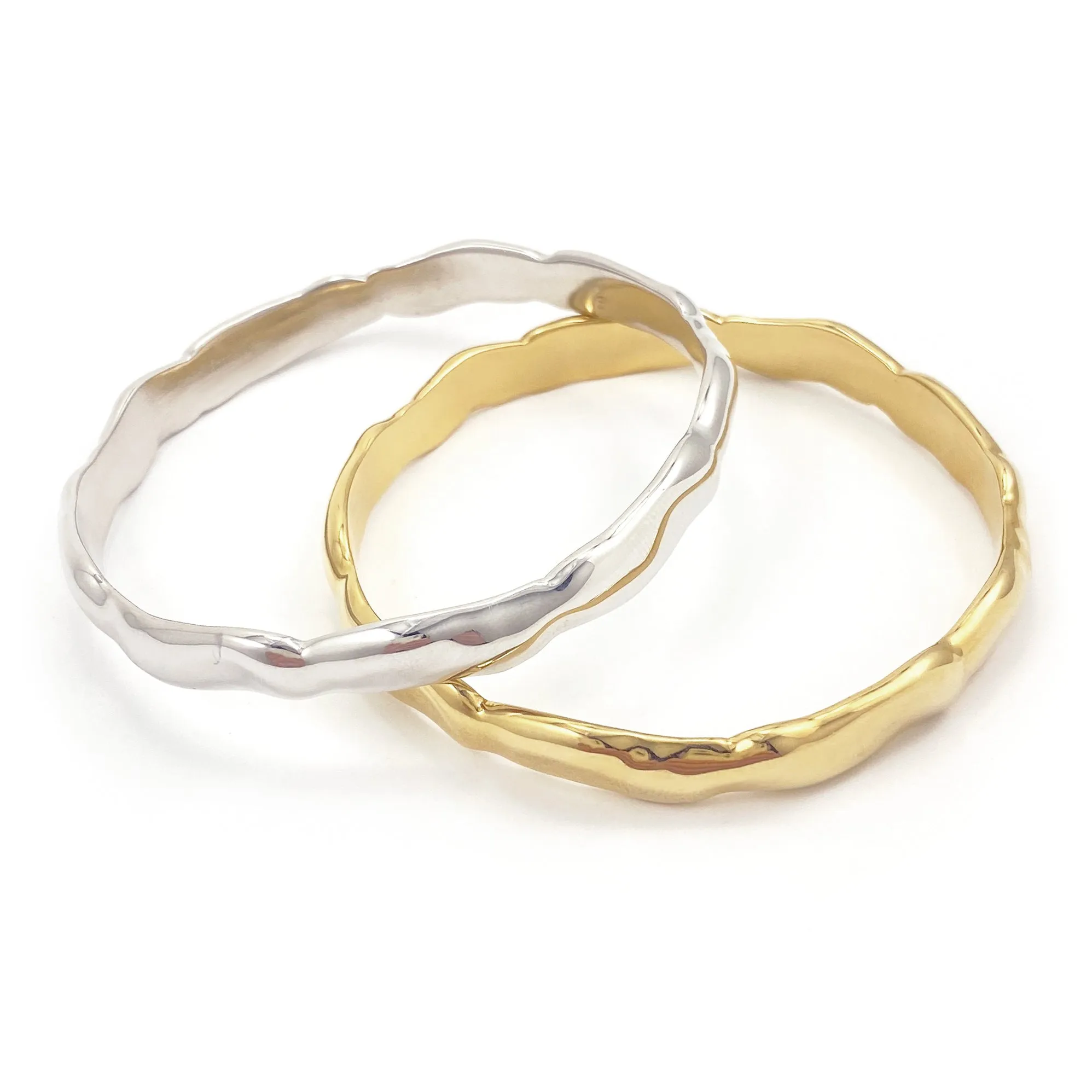 Wavi Bangle - Silver