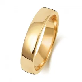 Wedding Band 18K Soft Court 4mm-1.45 Wedding  Ring WQ134M